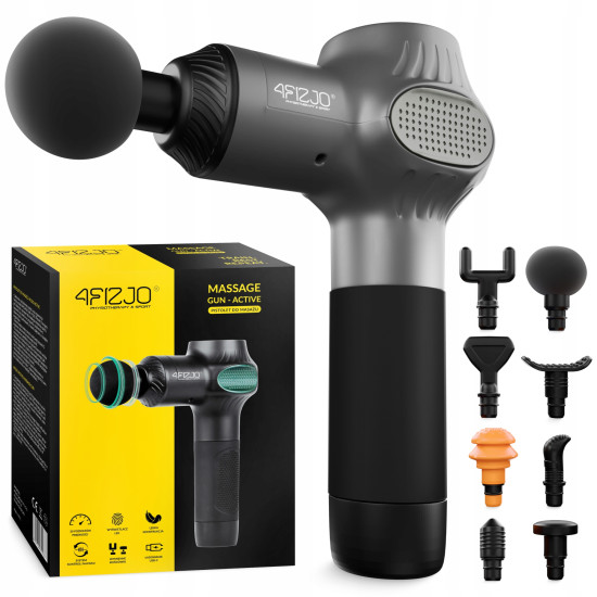 Купить массажер перкуссионный 4FIZJO Massage Gun Active в Киеве - фото №1 Купить Массажер перкуссионный 4FIZJO Massage Gun Active в Киеве - фото №1